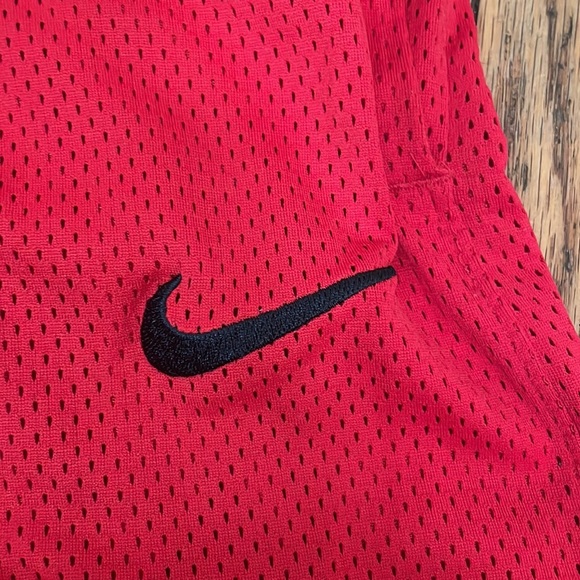 Nike Dri-Fit Classic Mesh Basketball Shorts red men's XL - Picture 3 of 7